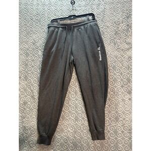 Reebok Men Jogger‎ Sweatpants Charcoal Gray Athletic Comfort Size M